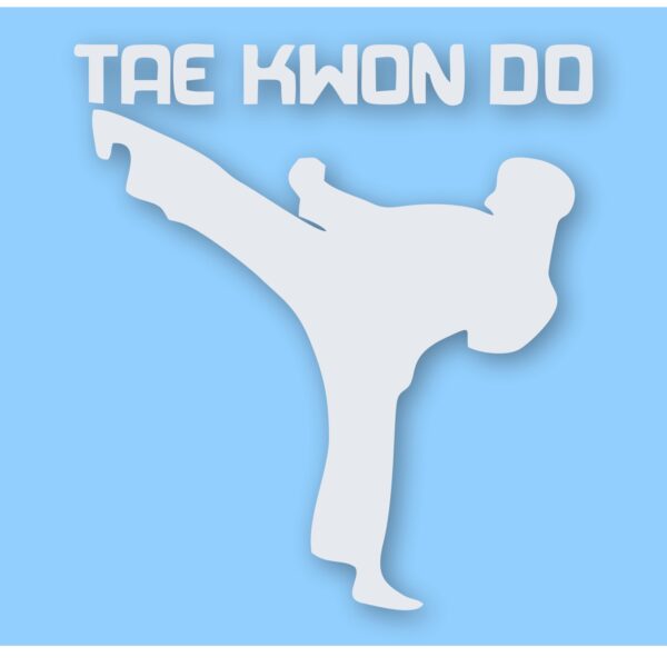 Tae Kwon Do Taekwondo Martial Arts - Vinyl Decal Sticker - CHOOSE Size & Color
