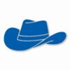 Cowboy Hat Western Rodeo Farm Cowgirl- Vinyl Decal Sticker - CHOOSE Size & Color