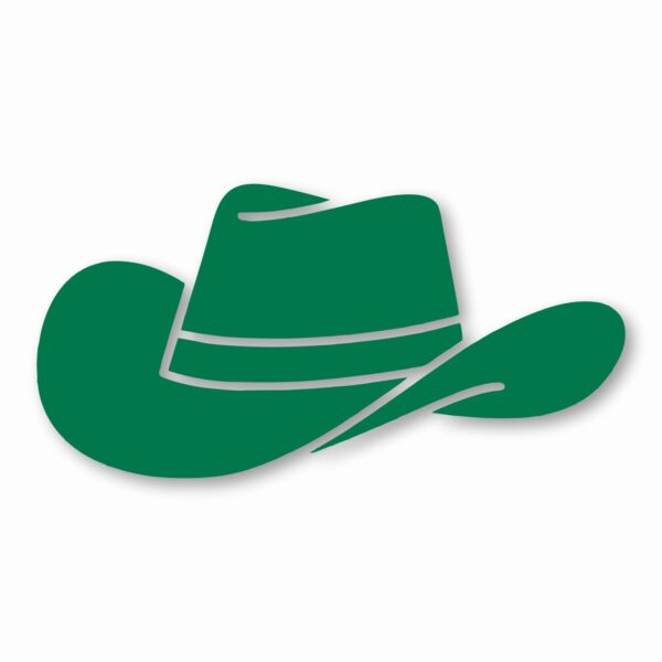 Cowboy Hat Western Rodeo Farm Cowgirl- Vinyl Decal Sticker - CHOOSE Size & Color