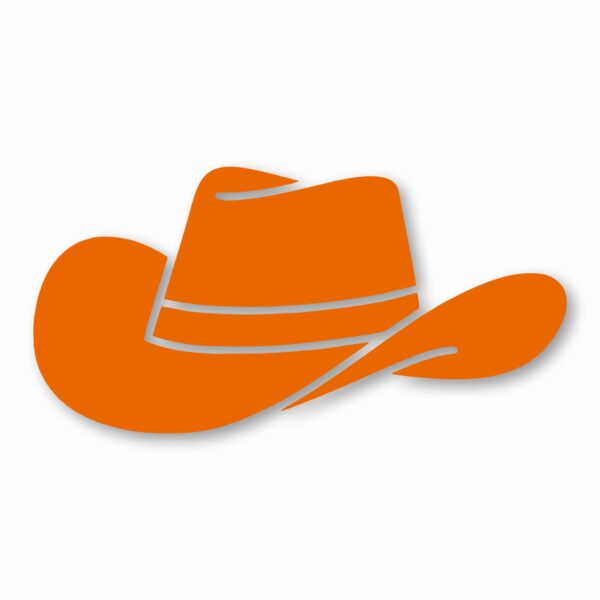 Cowboy Hat Western Rodeo Farm Cowgirl- Vinyl Decal Sticker - CHOOSE Size & Color