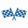 Checkered Racing Flag Finish Line - Vinyl Decal Sticker - CHOOSE Size & Color