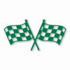 Checkered Racing Flag Finish Line - Vinyl Decal Sticker - CHOOSE Size & Color