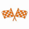 Checkered Racing Flag Finish Line - Vinyl Decal Sticker - CHOOSE Size & Color