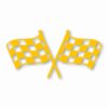 Checkered Racing Flag Finish Line - Vinyl Decal Sticker - CHOOSE Size & Color