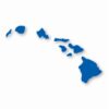 Hawaiian Islands Hawaii - Vinyl Decal Sticker - CHOOSE Size & Color