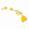Hawaiian Islands Hawaii - Vinyl Decal Sticker - CHOOSE Size & Color