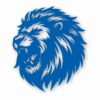 LION Silloutte Detailed Head - Vinyl Decal Sticker - CHOOSE Size & Color