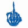Skeleton Middle Finger Bone - Vinyl Decal Sticker - CHOOSE Size & Color