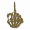 Skeleton Middle Finger Bone - Vinyl Decal Sticker - CHOOSE Size & Color
