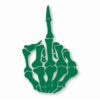 Skeleton Middle Finger Bone - Vinyl Decal Sticker - CHOOSE Size & Color