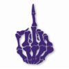 Skeleton Middle Finger Bone - Vinyl Decal Sticker - CHOOSE Size & Color