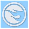 1143-White.jpg TH Treasure Hunt Logo Hotwheels Right- Vinyl Decal Sticker - CHOOSE Size & Color