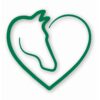 Love Heart Horses - Vinyl Decal Sticker - CHOOSE Size & Color