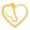 Love Heart Horses - Vinyl Decal Sticker - CHOOSE Size & Color