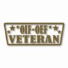 OIF-OEF VETERAN - Vinyl Decal Sticker - CHOOSE Size & Color