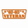 OIF-OEF VETERAN - Vinyl Decal Sticker - CHOOSE Size & Color