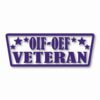 OIF-OEF VETERAN - Vinyl Decal Sticker - CHOOSE Size & Color