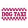Dog Taxi - Vinyl Decal Sticker - CHOOSE Size & Color