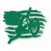 BMX Bike American Flag - Vinyl Decal Sticker - CHOOSE Size & Color