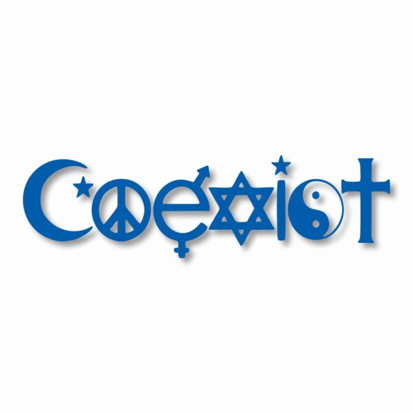 Coexist Peace - Vinyl Decal Sticker - CHOOSE Size & Color