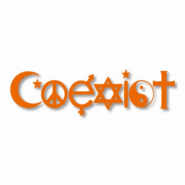 Coexist Peace - Vinyl Decal Sticker - CHOOSE Size & Color