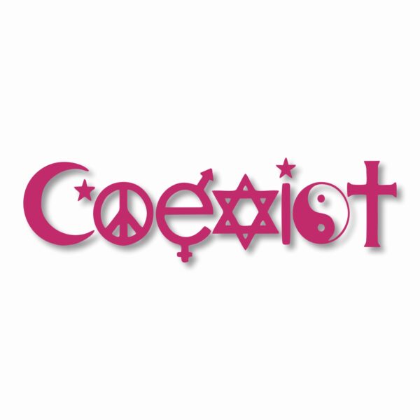 Coexist Peace - Vinyl Decal Sticker - CHOOSE Size & Color