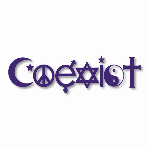 Coexist Peace - Vinyl Decal Sticker - CHOOSE Size & Color