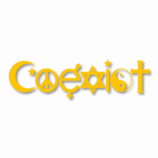 Coexist Peace - Vinyl Decal Sticker - CHOOSE Size & Color