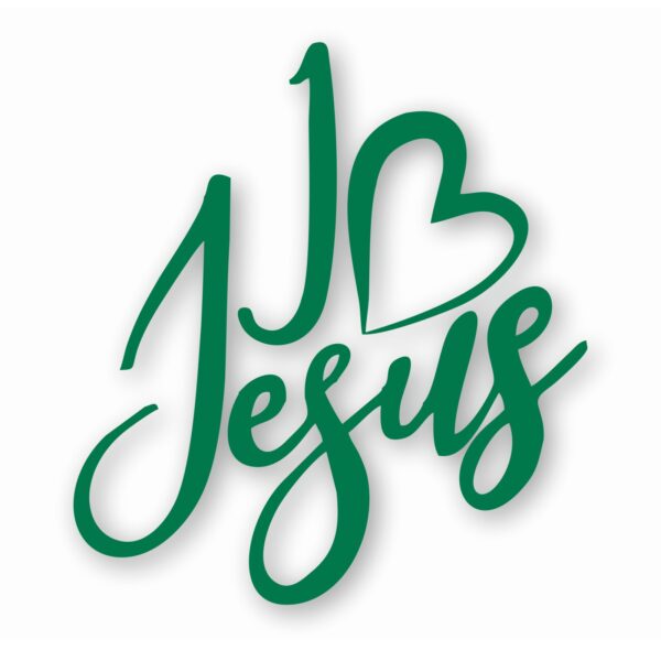I Love Jesus Christian Faith - Vinyl Decal Sticker - CHOOSE Size & Color