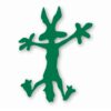 Wile E Coyote Hitting Wall Splat - Vinyl Decal Sticker - CHOOSE Size & Color