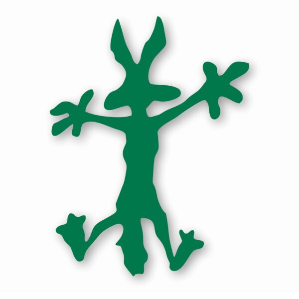 Wile E Coyote Hitting Wall Splat - Vinyl Decal Sticker - CHOOSE Size & Color