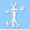 Wile E Coyote Hitting Wall Splat - Vinyl Decal Sticker - CHOOSE Size & Color