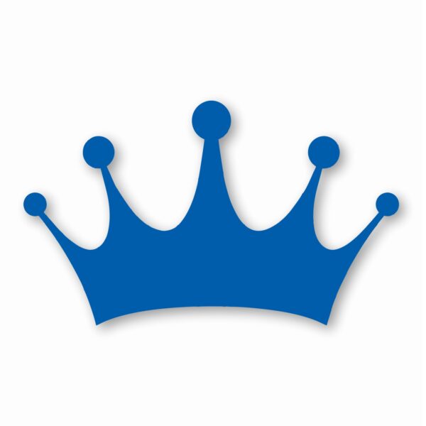 Crown Queen King Royal Prince - Vinyl Decal Sticker - CHOOSE Size & Color