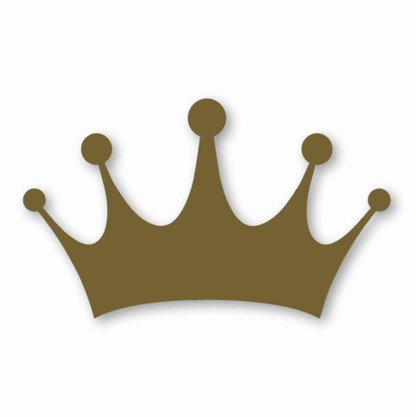 Crown Queen King Royal Prince - Vinyl Decal Sticker - CHOOSE Size & Color