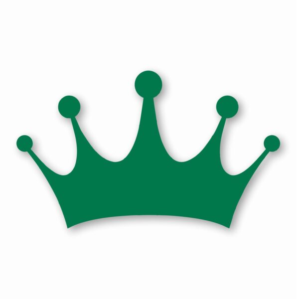 Crown Queen King Royal Prince - Vinyl Decal Sticker - CHOOSE Size & Color