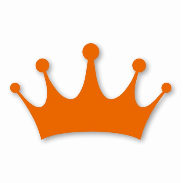 Crown Queen King Royal Prince - Vinyl Decal Sticker - CHOOSE Size & Color