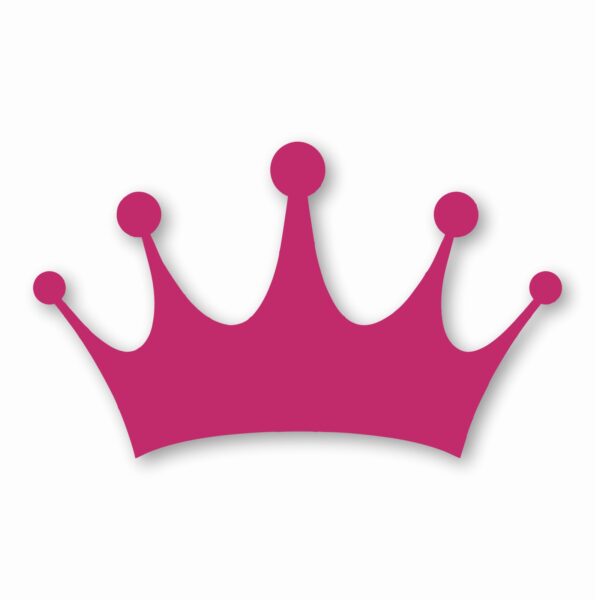 Crown Queen King Royal Prince - Vinyl Decal Sticker - CHOOSE Size & Color