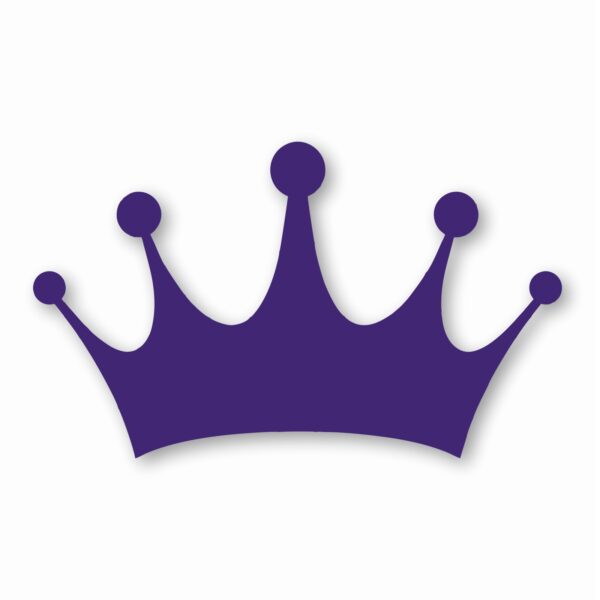 Crown Queen King Royal Prince - Vinyl Decal Sticker - CHOOSE Size & Color