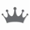 Crown Queen King Royal Prince - Vinyl Decal Sticker - CHOOSE Size & Color