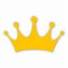Crown Queen King Royal Prince - Vinyl Decal Sticker - CHOOSE Size & Color