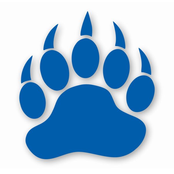 Bear Paw Claw Print - Vinyl Decal Sticker - CHOOSE Size & Color