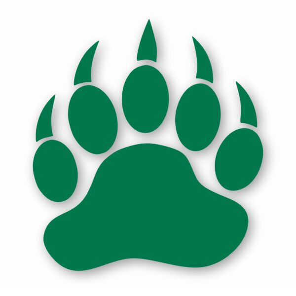 Bear Paw Claw Print - Vinyl Decal Sticker - CHOOSE Size & Color