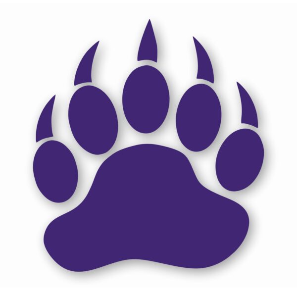 Bear Paw Claw Print - Vinyl Decal Sticker - CHOOSE Size & Color