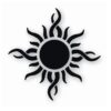 Tribal Sun Fire Flame - Vinyl Decal Sticker - CHOOSE Size & Color