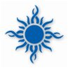 Tribal Sun Fire Flame - Vinyl Decal Sticker - CHOOSE Size & Color