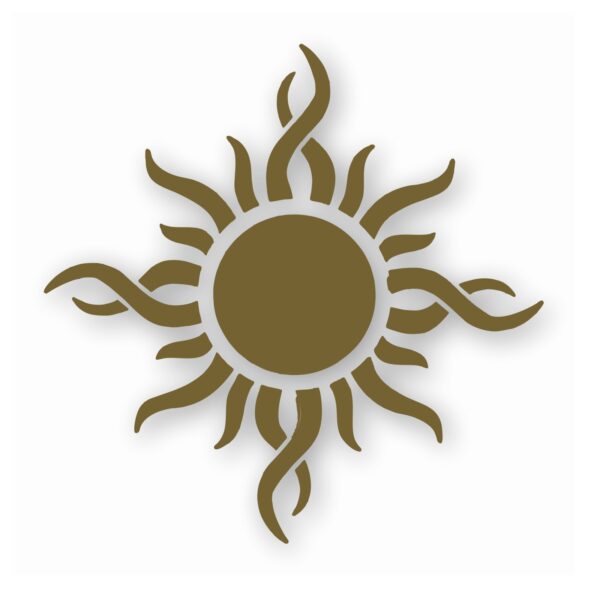 Tribal Sun Fire Flame - Vinyl Decal Sticker - CHOOSE Size & Color