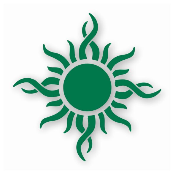 Tribal Sun Fire Flame - Vinyl Decal Sticker - CHOOSE Size & Color