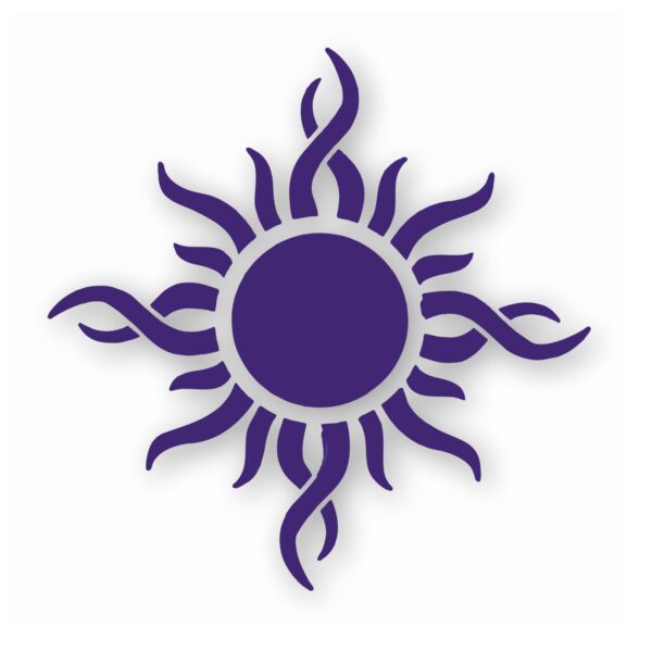 Tribal Sun Fire Flame - Vinyl Decal Sticker - CHOOSE Size & Color