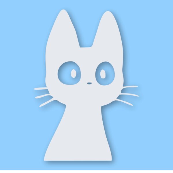 Cat Looking Peeking Cute - Vinyl Decal Sticker - CHOOSE Size & Color