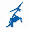 Wind Turbine Thick Stripper - Vinyl Decal Sticker - CHOOSE Size & Color